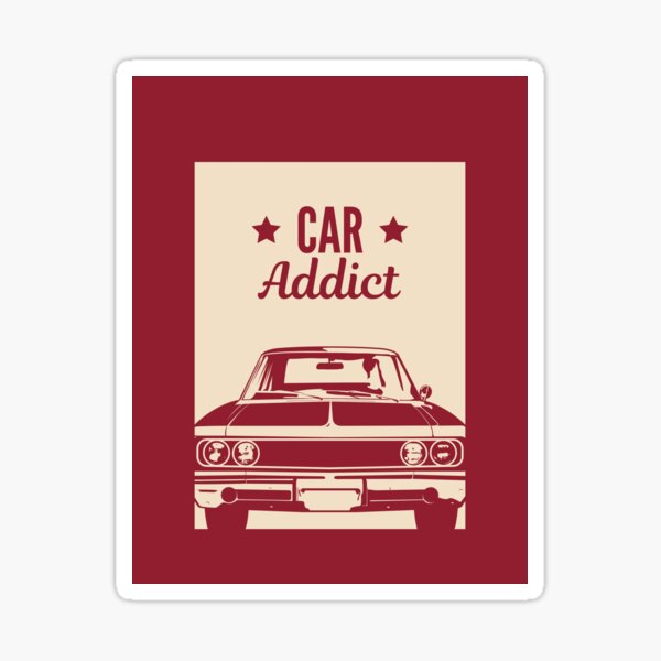 CAR ADDICT Sticker