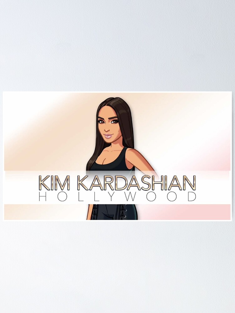"kim kardashian american actress most popular very beautyful" Poster by