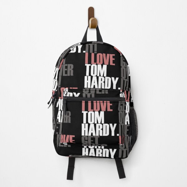 Item preview, I love Tom Hardy Get over it! on black bg designed and sold by morigirl.