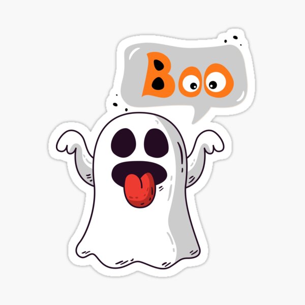 Boo Ghost of Disapproval Sticker
