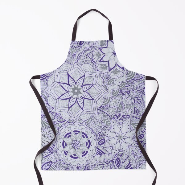 Item preview, Purple & Light Grey Mandala Improvisation designed and sold by MarisaGoncalves.
