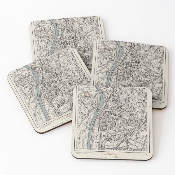 Item preview, Vintage Map of Trento Italy (1943) designed and sold by BravuraMedia.