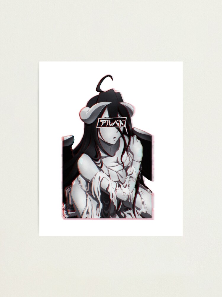 Overlord Albedo Waifu アルベド Photographic Print By Waifu Dope Redbubble