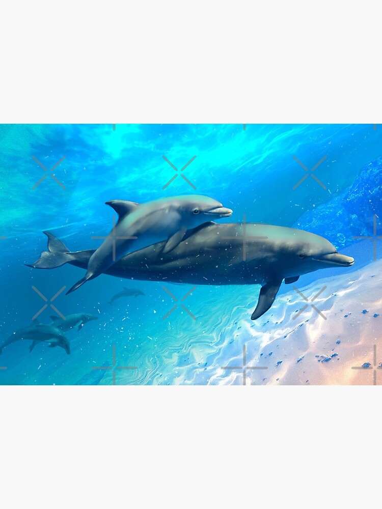 Dolphin Family Outing by shellz-art