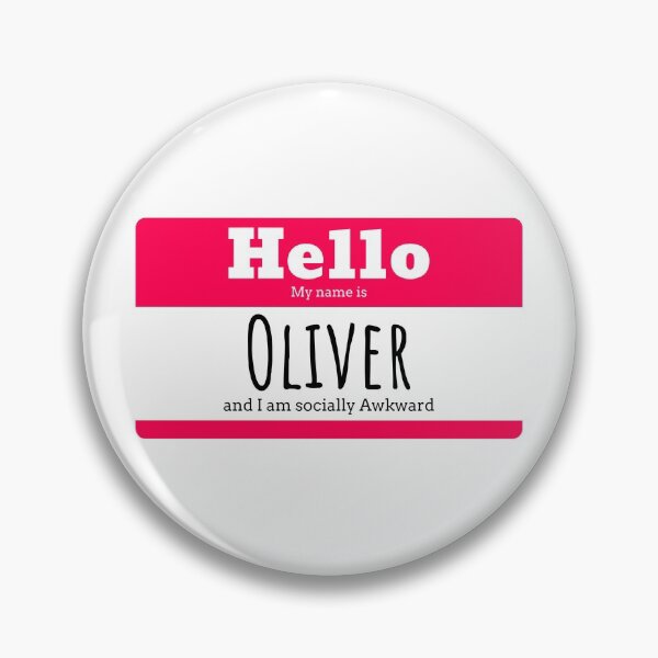 Item preview, Hello I am Oliver and I am socially awkward designed and sold by IcyTees.