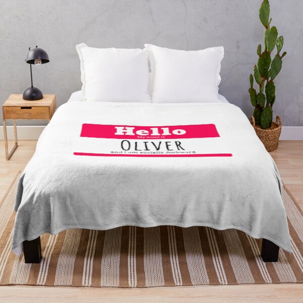 Item preview, Hello I am Oliver and I am socially awkward designed and sold by IcyTees.
