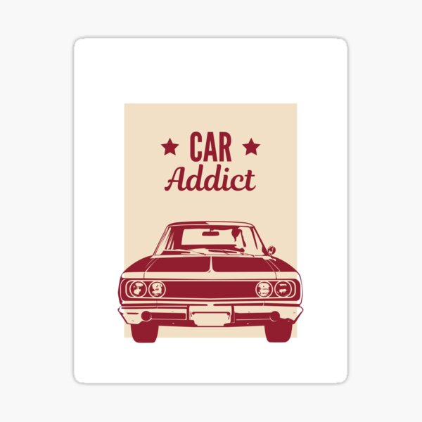 CAR ADDICT Sticker