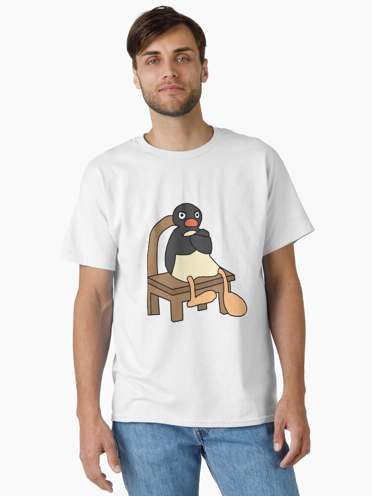 Imagen 1 de 7, Camiseta clásica con la obra Pingu enojado, diseñada y vendida por courtneyklich.