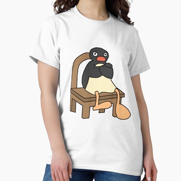 Vista previa del artículo con la obra «Pingu enojado», diseñado y vendido por courtneyklich.