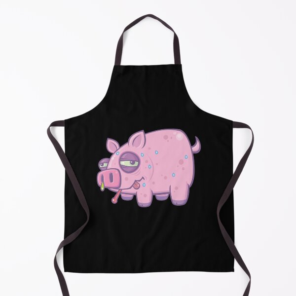 Item preview, Cartoon Swine Flu Pig designed and sold by fizzgig.