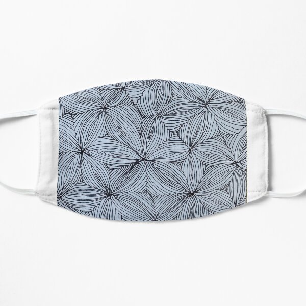 abstract optical illusion Flat Mask