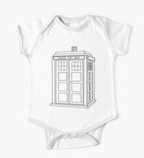 Timey Wimey Blue Box One Piece - Short Sleeve