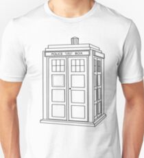 Timey Wimey Blue Box Unisex T-Shirt