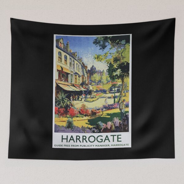 Item preview, Railway Poster Harrogate designed and sold by stickart-marek.