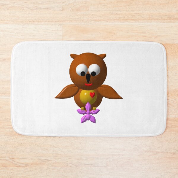 Item preview, Cute owl with orchid designed and sold by Artist4God.