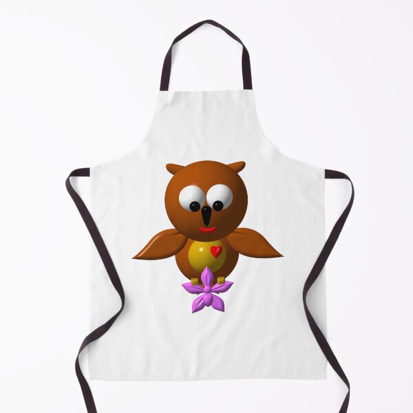 Item preview, Cute owl with orchid designed and sold by Artist4God.