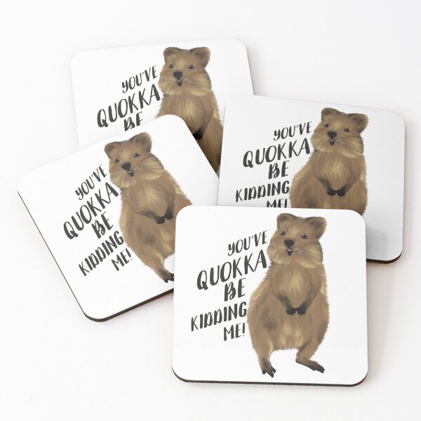 Item preview, You’ve Quokka be Kidding Me!  designed and sold by becwdoodles.