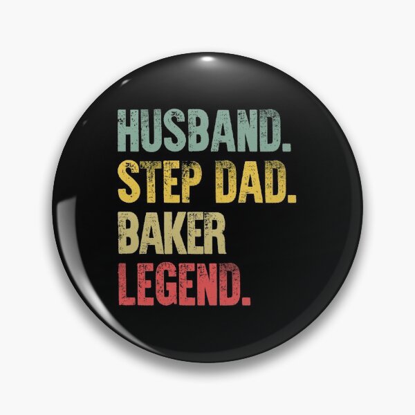 Item preview, Funny Men Vintage T Shirt Husband Step Dad Baker Legend designed and sold by Bendthetrend.