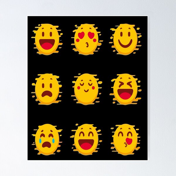 Funny Emoji Wall Art for Sale