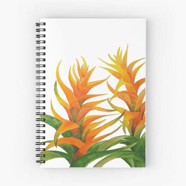 Item preview, Orange Bromeliads designed and sold by Alexandra Dobson.