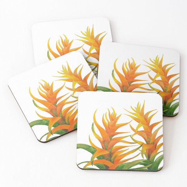 Item preview, Orange Bromeliads designed and sold by Alexandra Dobson.