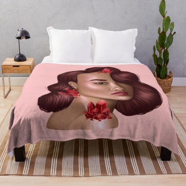 Item preview, Ruby Portrait With Background designed and sold by TheDoggoDraws.