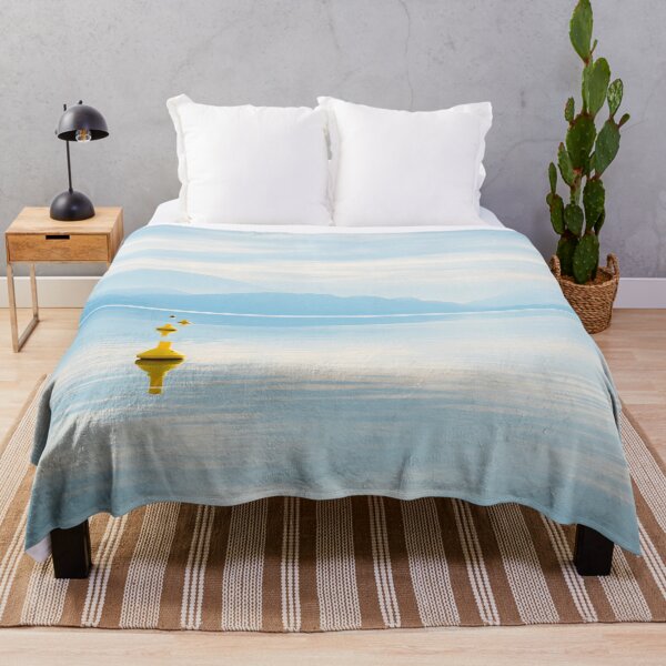 Item preview, Peaceful Lake View with Misty Mountains - Skaha Lake designed and sold by Amy Mitchell.