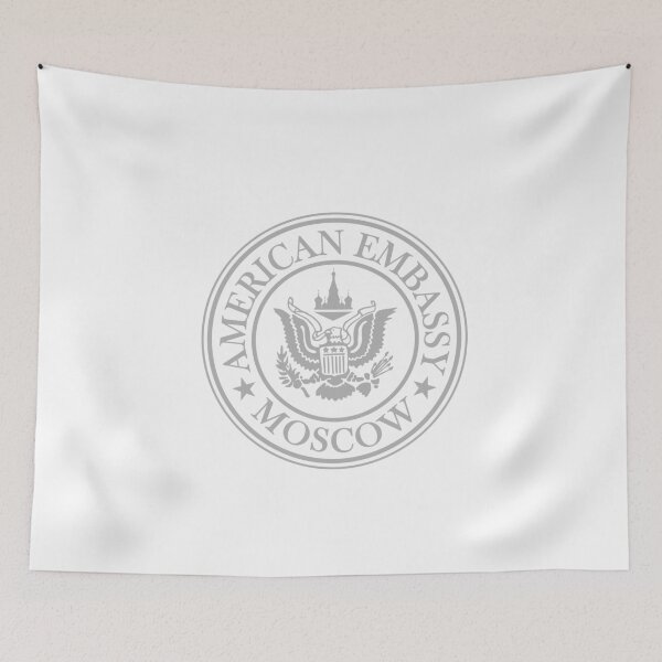 Item preview, American Embassy Moscow Grey designed and sold by ArtofDissent.