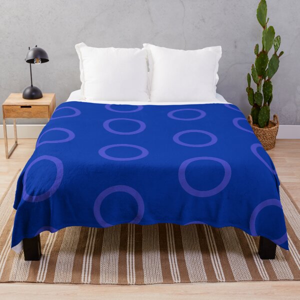 Vista previa del artículo con la obra «circulo azul fondo azul», diseñado y vendido por miaterinka.