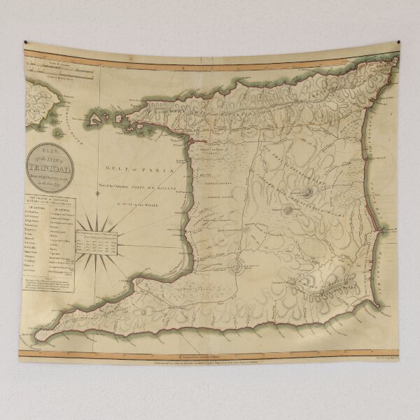 Item preview, Vintage Map of Trinidad (1912) designed and sold by BravuraMedia.