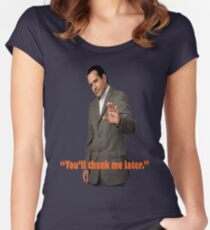 Monk Quote Women's Fitted Scoop T-Shirt