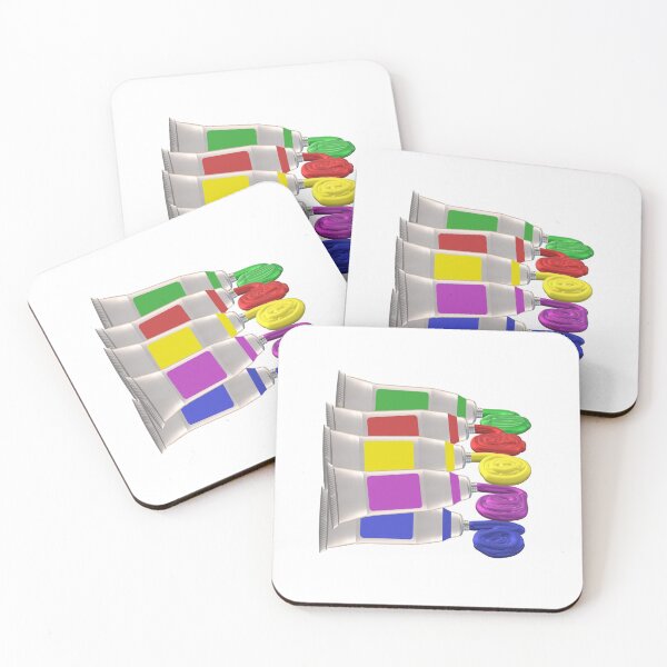 Item preview, Vibrant Artist Paints (White Background) designed and sold by ArtByLM.