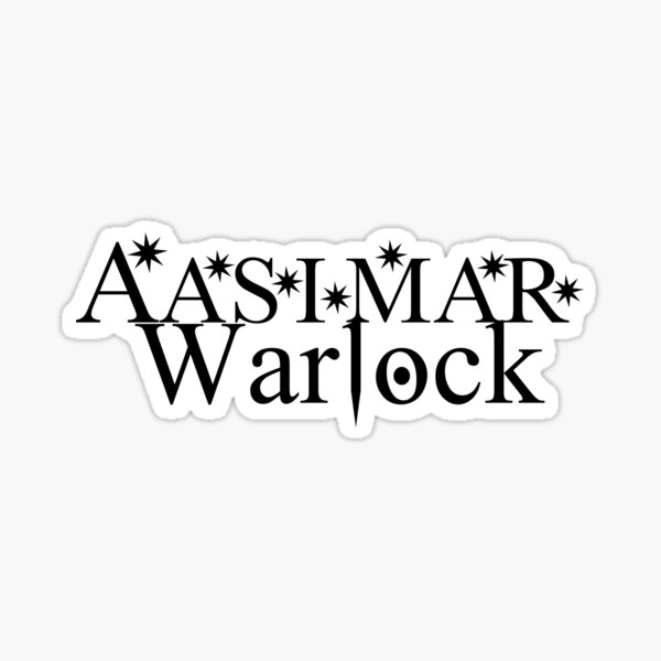 Aasimar Warlock Sticker
