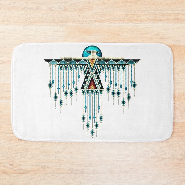 Item preview, Native American Southwest-Style Turquoise Thunderbird designed and sold by Naumaddic Arts.