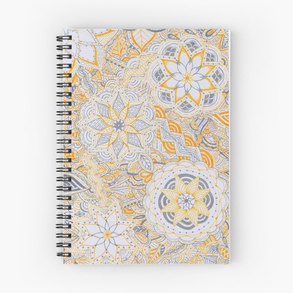 Item preview, Yellow & Light Grey Mandala Improvisation designed and sold by MarisaGoncalves.