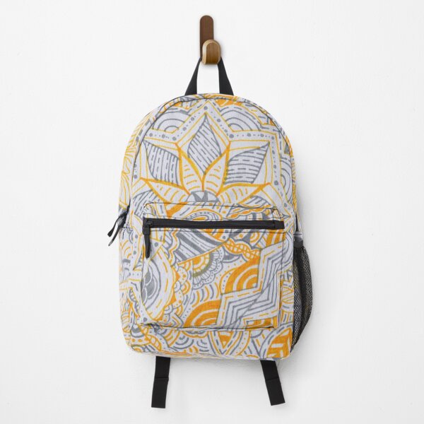 Item preview, Yellow & Light Grey Mandala Improvisation designed and sold by MarisaGoncalves.