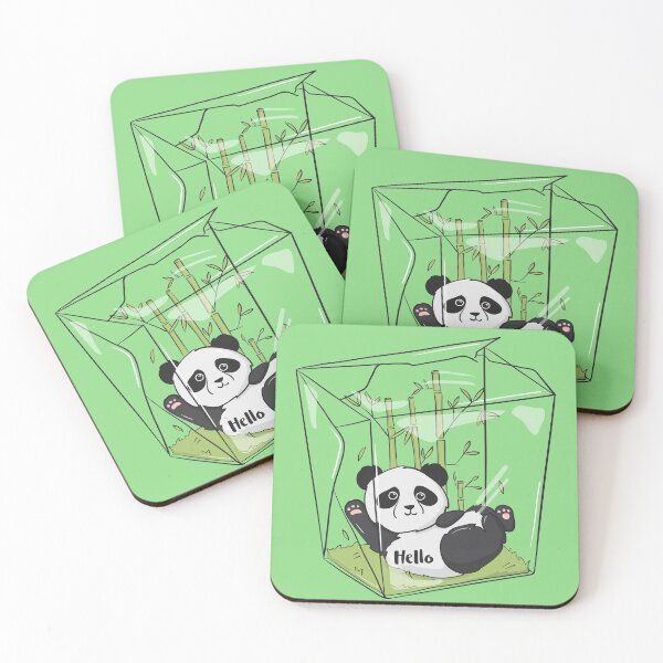 Item preview, Hello from a Cutie Panda inside the Chinese Take- Away Box designed and sold by EvaWolf.