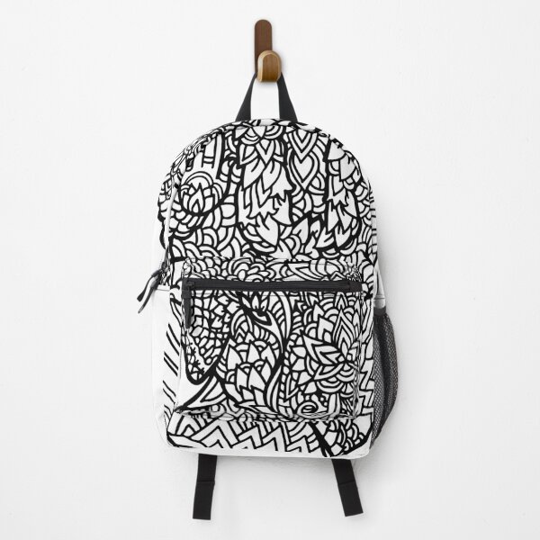 Item preview, zentangle inspired art, ganesh, india black and white designed and sold by bertiescrochu.