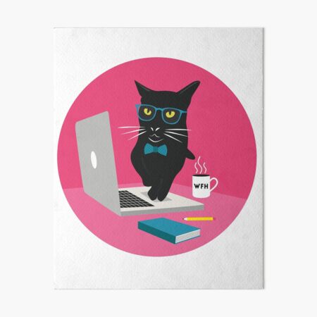 Pop art DJ Cat Chilling with Headphones | Art Board Print