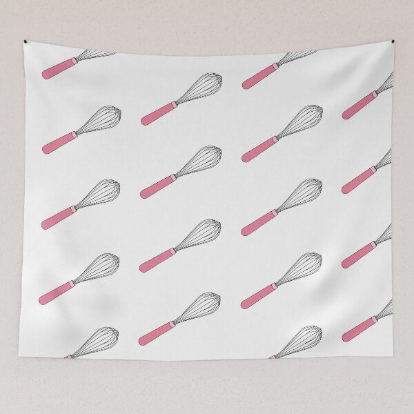 Item preview, Pink Handle Wire French Whisk designed and sold by laladoodles.