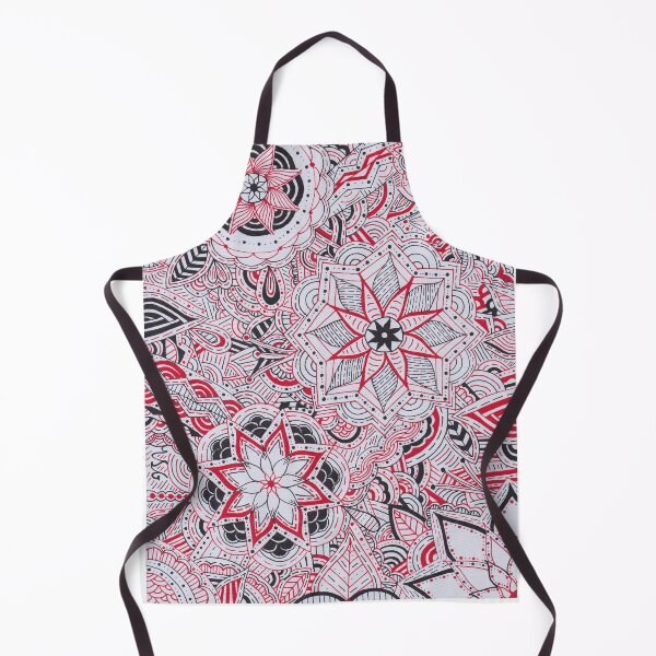Item preview, Red & Black Mandala Improvisation designed and sold by MarisaGoncalves.