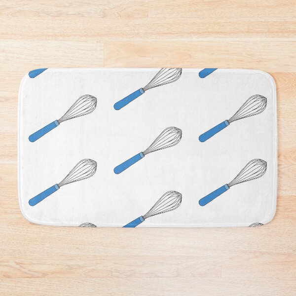 Item preview, Blue Handle Wire French Whisk designed and sold by laladoodles.