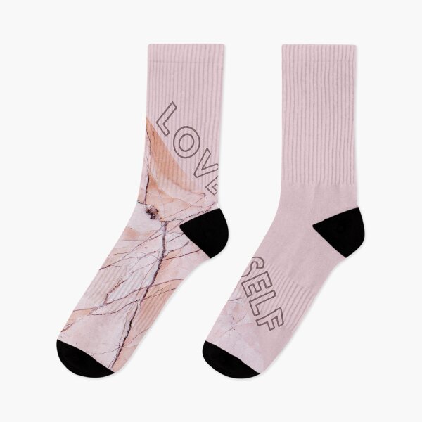 Item preview, Marble texture elegant pink LOVE YOURSELF designed and sold by BlankaDesigns.