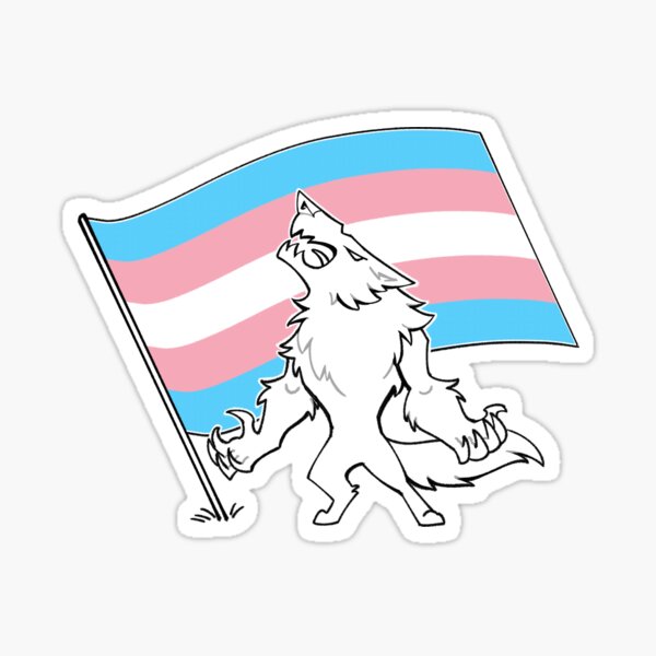 Item preview, Transgender Pride Werewolf designed and sold by SammyHarlan.