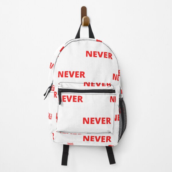Item preview, never red logo designed and sold by DZYONA.