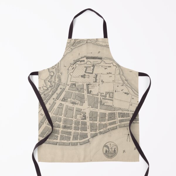 Item preview, Vintage Map of Trondheim Norway (1842) designed and sold by BravuraMedia.