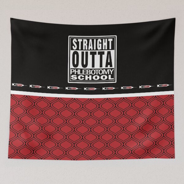 Item preview, Straight Outta Phlebotomy School designed and sold by NoBonesLife.