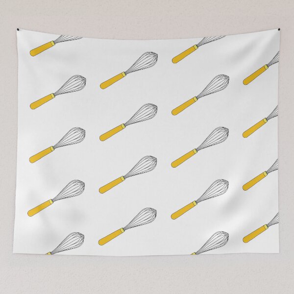 Item preview, Yellow Handle Wire French Whisk designed and sold by laladoodles.