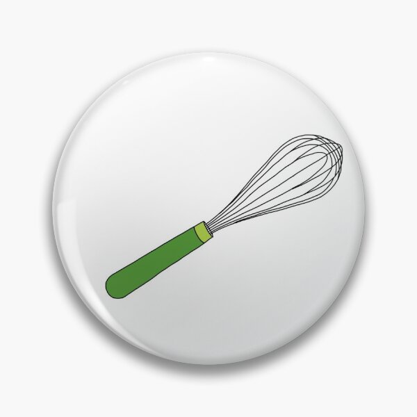 Item preview, Green Handle Wire French Whisk designed and sold by laladoodles.