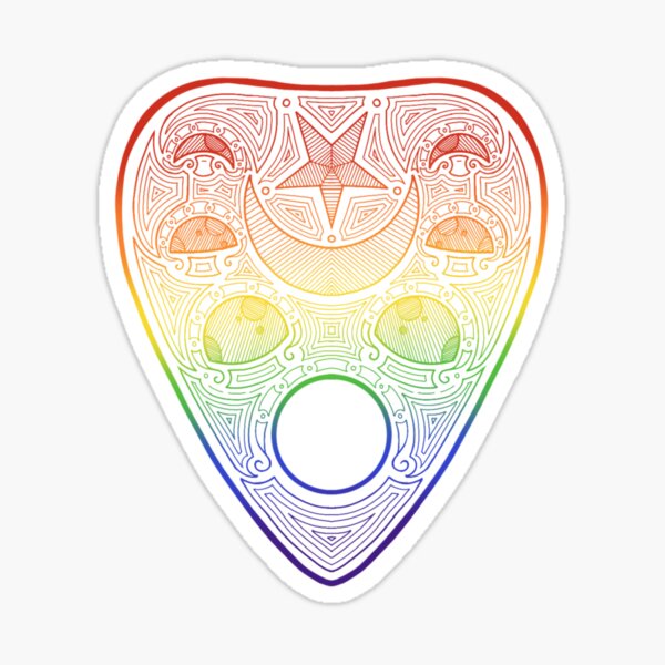 Rainbow planchette Sticker